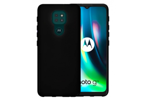 Black Matte Premium силиконов гръб за Motorola Moto G9 Play/E7 Plus