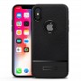 Стилен калъф, имитиращ кожа за iPhone X/10