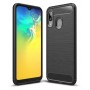 Силиконов гръб Carbon Fiber за Samsung Galaxy A20E Black