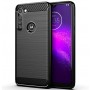 Силиконов гръб Carbon Fiber за Motorola Moto G8 Power Black