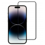 Извит стъклен протектор Full Glue за iPhone 14 Pro Max с черна рамка