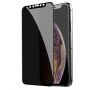 Privacy Full glue стъклен протектор за iPhone 11 с черна рамка