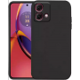 Black Matte Premium силиконов гръб за Motorola Moto G54