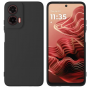 Black Matte Premium силиконов гръб за Motorola Moto G35