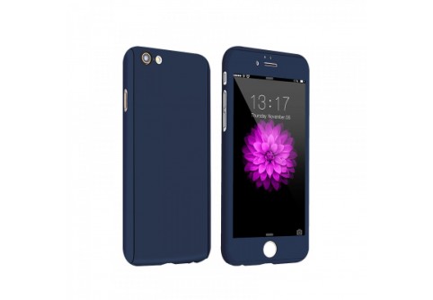 360-градусов калъф за iPhone 6/6s Plus Blue 