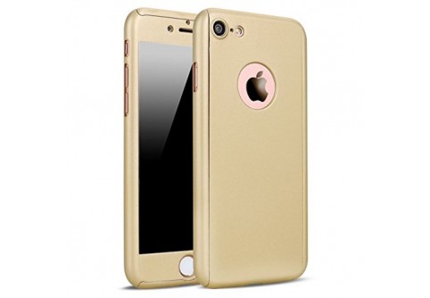 360-градусов калъф за iPhone 7 Gold 