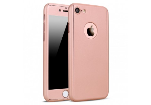 360-градусов калъф за iPhone 7 Rose Gold 