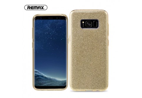 Силиконов гръб Remax Glitter Gold за Samsung Galaxy S8 Plus 