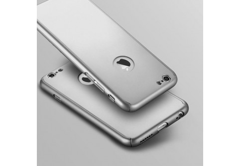 360-градусов калъф за iPhone 6/6s Plus Silver