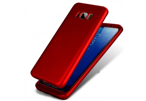 360-градусов калъф за Samsung Galaxy S8 Red 