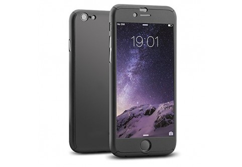 360-градусов калъф за iPhone 8 Matte Black