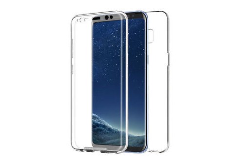 360-градусов силиконов кейс за Samsung Galaxy S8 Прозрачен