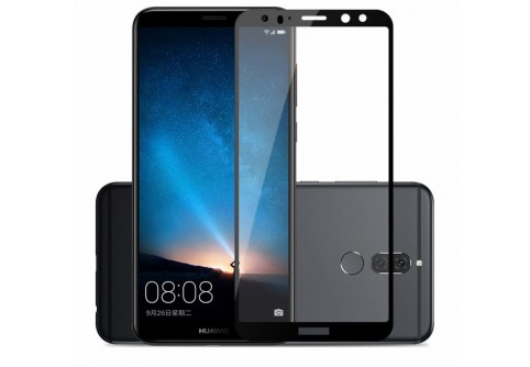 Стъклен протектор за Huawei Mate 10 Lite с черна рамка
