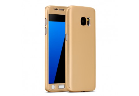  360-градусов калъф за Samsung Galaxy A5 2017 Gold