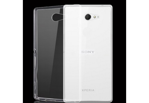 Ултра тънък силиконов гръб за Sony Xperia M2/M2 Aqua