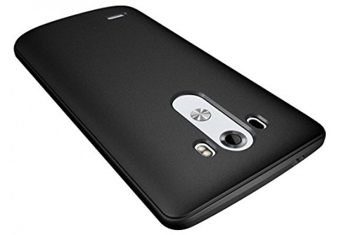 Ултра тънък силиконов гръб за LG G3 Черен