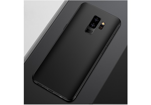 Ултра тънък силиконов гръб за Samsung Galaxy S9 Plus Черен