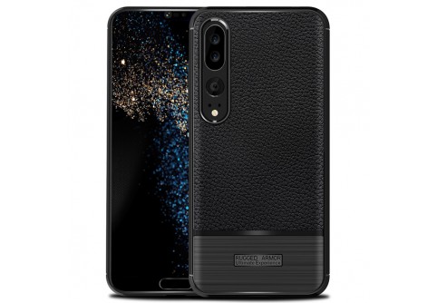 Стилен калъф, имитиращ кожа за Huawei P20 Pro