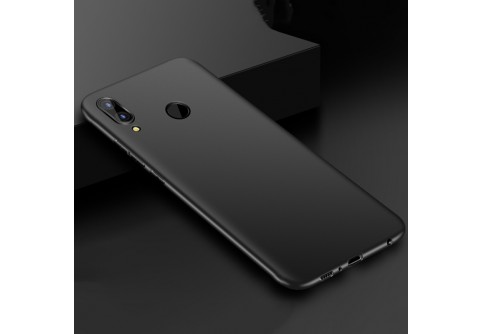 Ултра тънък силиконов гръб за Huawei P20 lite Черен