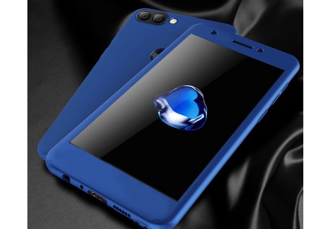 360-градусов калъф за Huawei P Smart Navy Blue
