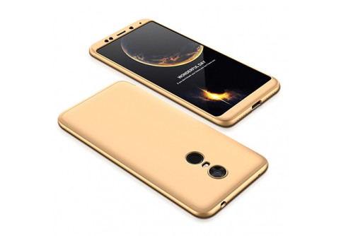 360-градусов калъф iPAKY за Xiaomi Redmi 5 Plus Gold