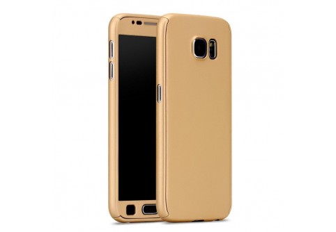 360-градусов калъф за Samsung Galaxy A3 2016 Gold