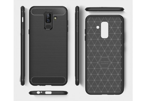 Силиконов гръб Carbon Fiber за Samsung Galaxy A6 Plus 2018