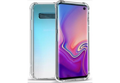 Удароустойчив прозрачен силиконов кейс за Samsung Galaxy S10