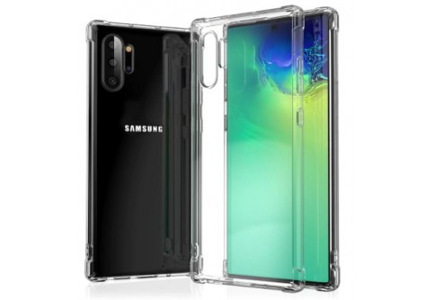 Удароустойчив прозрачен силиконов гръб за Samsung Galaxy Note 10 Plus