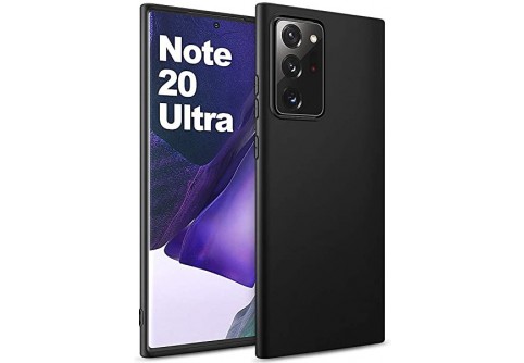 Black Matte Premium силиконов гръб за Samsung Galaxy Note 20 Ultra