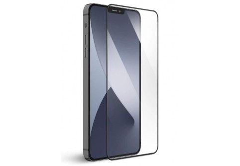 Извит стъклен протектор Full Glue за iPhone 12/iPhone 12 Pro с черна рамка