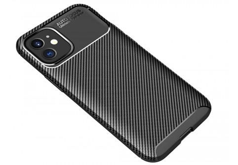 Калъф Business Carbon за iPhone 12 Mini Черен