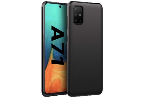 Black Matte Premium силиконов гръб за Samsung Galaxy A71