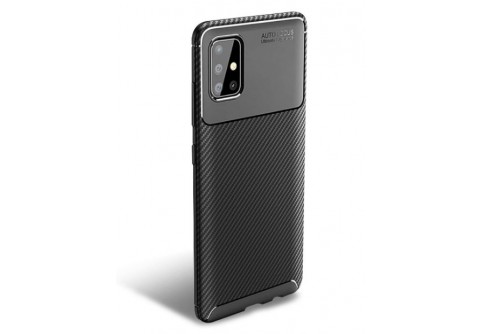 Калъф Business Carbon за Samsung Galaxy A51 Черен