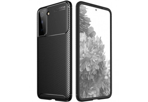 Калъф Business Carbon за Samsung Galaxy S21 Черен