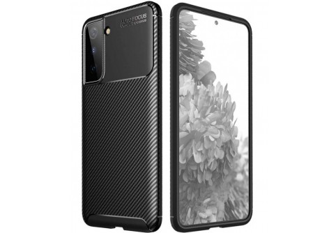 Калъф Business Carbon за Samsung Galaxy S21 Plus Черен