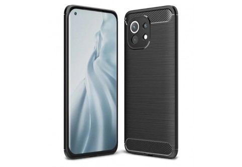 Силиконов гръб Carbon Fiber за Xiaomi Mi 11 