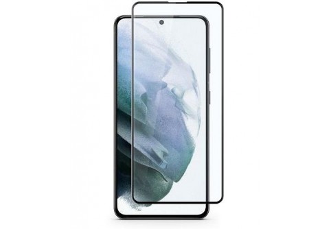 Извит стъклен протектор Full Glue за Xiaomi Poco F3/Mi 11i с черна рамка