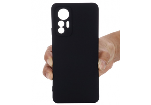 Black Matte Premium силиконов гръб за Xiaomi 12 Lite