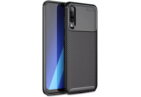 Калъф Business Carbon за Samsung Galaxy A50 Черен