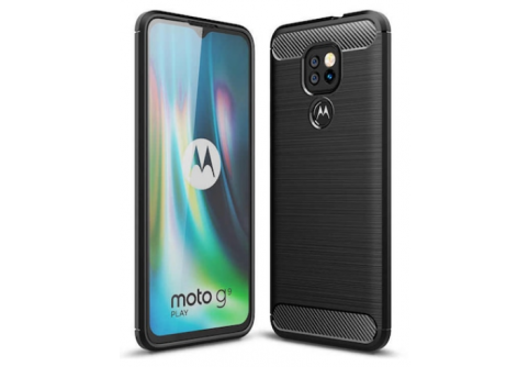 Силиконов гръб Carbon Fiber за Motorola Moto G9 Play/E7 Plus