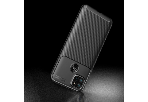 Калъф Business Carbon за Motorola Moto G9 Power Черен