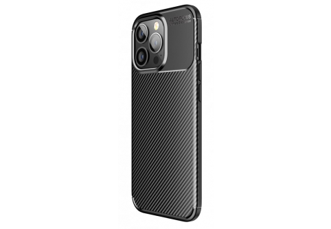 Калъф Business Carbon за iPhone 14 Pro Черен