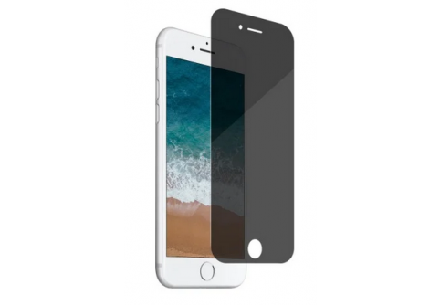 Privacy Full glue стъклен протектор за iPhone 7/8/SE 2020/SE 2022 с черна рамка