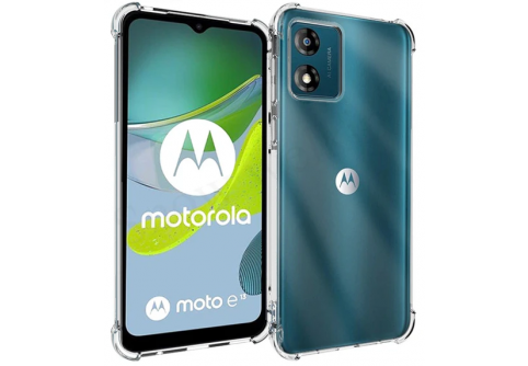 Удароустойчив прозрачен силиконов гръб за Motorola Moto E13