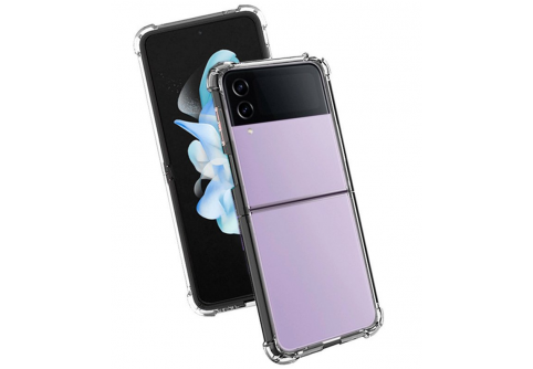 Удароустойчив прозрачен силиконов калъф за Samsung Z Flip 4