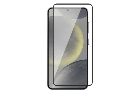 Извит стъклен протектор Full Glue за Samsung Galaxy S24 с черна рамка