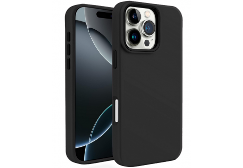 Black Matte Premium силиконов гръб за iPhone 16 Pro Max