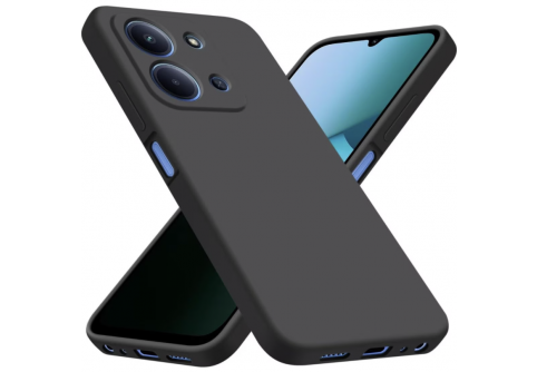 Black Matte Premium силиконов гръб за Xiaomi Redmi 15C 4G/5G
