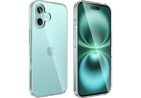 Ултра тънък прозрачен силиконов гръб за iPhone 17 